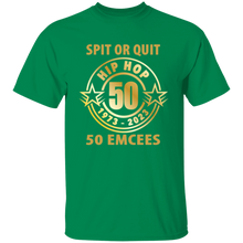 Hip Hop 50 (Spit or quit 50 Emcees) T-Shirt