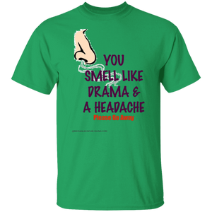 You Smell Like Drama & A Headache T-Shirt