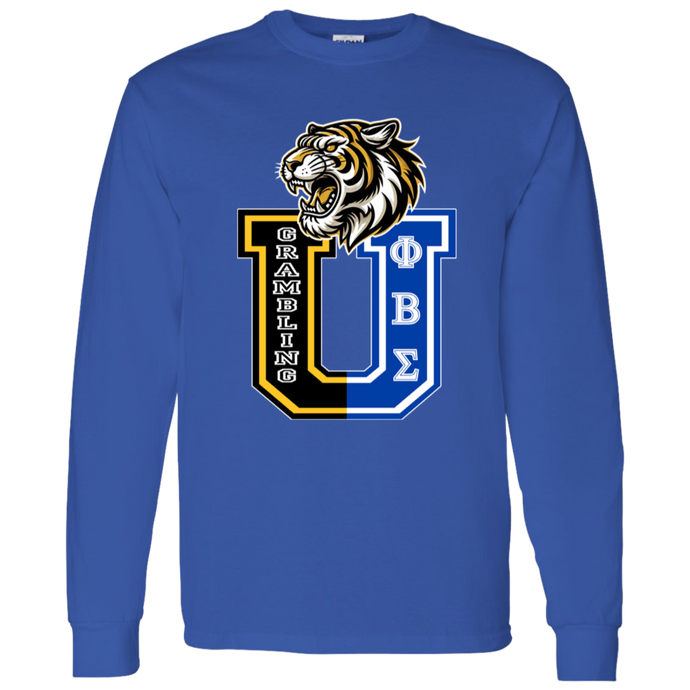 GRAMBLING U (Phi Beta Sigma) LS T-Shirt 5.3 oz.