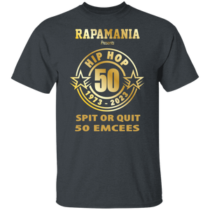 RAPAMANIA Presents HIP HOP 50 (SPIT OR QUIT 50 EMCEES) T-Shirt