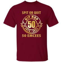 Hip Hop 50 (Spit or quit 50 Emcees) T-Shirt