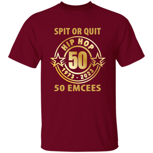 Hip Hop 50 (Spit or quit 50 Emcees) T-Shirt