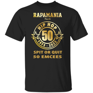 RAPAMANIA Presents HIP HOP 50 (SPIT OR QUIT 50 EMCEES) T-Shirt