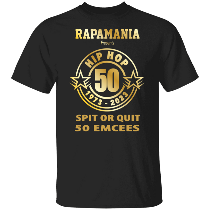 RAPAMANIA Presents HIP HOP 50 (SPIT OR QUIT 50 EMCEES) T-Shirt