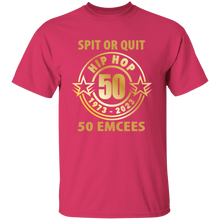 Hip Hop 50 (Spit or quit 50 Emcees) T-Shirt