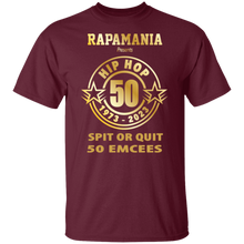 RAPAMANIA Presents HIP HOP 50 (SPIT OR QUIT 50 EMCEES) T-Shirt