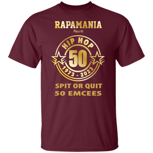 RAPAMANIA Presents HIP HOP 50 (SPIT OR QUIT 50 EMCEES) T-Shirt