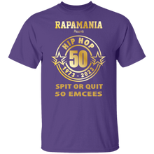 RAPAMANIA Presents HIP HOP 50 (SPIT OR QUIT 50 EMCEES) T-Shirt