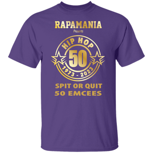 RAPAMANIA Presents HIP HOP 50 (SPIT OR QUIT 50 EMCEES) T-Shirt