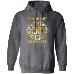 Hip Hop 50 (Spit or quit 50 Emcees) Pullover Hoodie