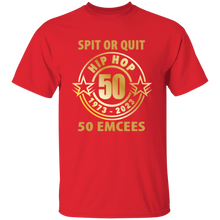 Hip Hop 50 (Spit or quit 50 Emcees) T-Shirt