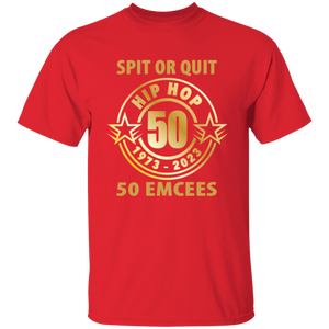 Hip Hop 50 (Spit or quit 50 Emcees) T-Shirt