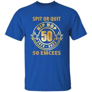 Hip Hop 50 (Spit or quit 50 Emcees) T-Shirt