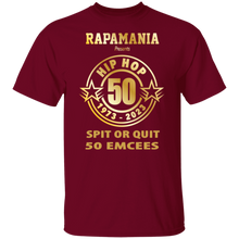 RAPAMANIA Presents HIP HOP 50 (SPIT OR QUIT 50 EMCEES) T-Shirt