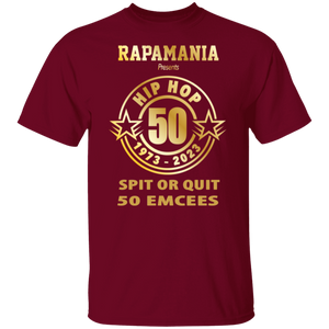 RAPAMANIA Presents HIP HOP 50 (SPIT OR QUIT 50 EMCEES) T-Shirt