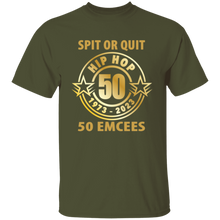 Hip Hop 50 (Spit or quit 50 Emcees) T-Shirt