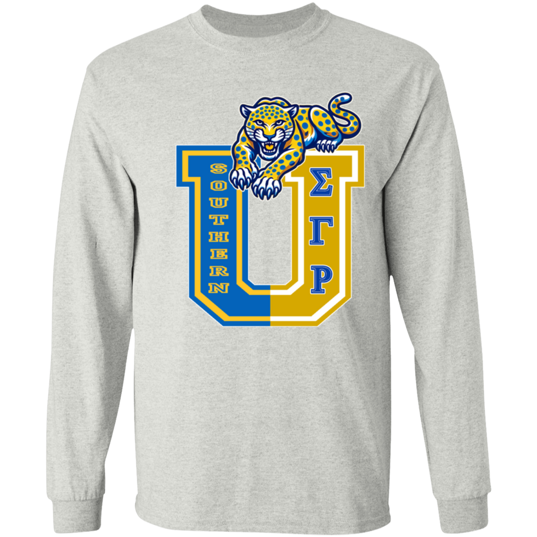 Southern U (Sigma Gamma Rho) LS T-Shirt 5.3 oz.