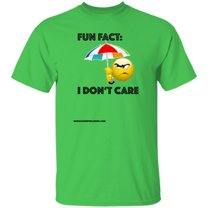 Fun Fact: I Don't Care T-Shirt