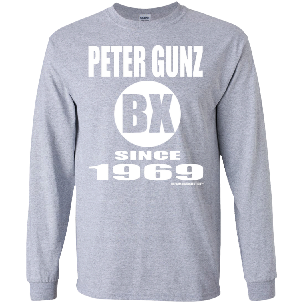 PETER GUNZ BX SINCE 1969 (Rapamania Collection) Long sleeve T-Shirt