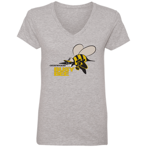 CHIEF ROCKER BUSY BEE (Busy Bee Collection) Ladies' V-Neck T-Shirt