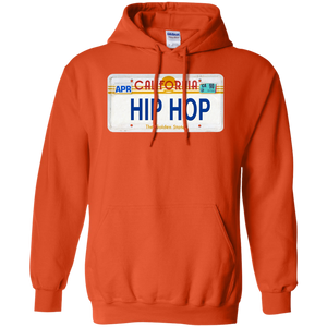 CALIFORNIA HIP HOP LICENSE PLATE VINTAGE Pullover Hoodie 8 oz.