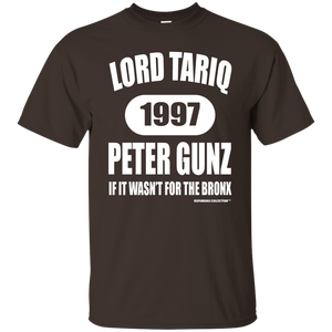LORD TARIQ PETER GUNZ "IF IT WASN'T FOR THE BRONX" (Rapamania Collection)T-Shirt