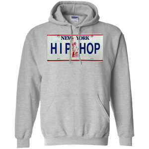 NEW YORK HIP HOP LICENSE PLATE VINTAGE  Pullover Hoodie 8 oz.