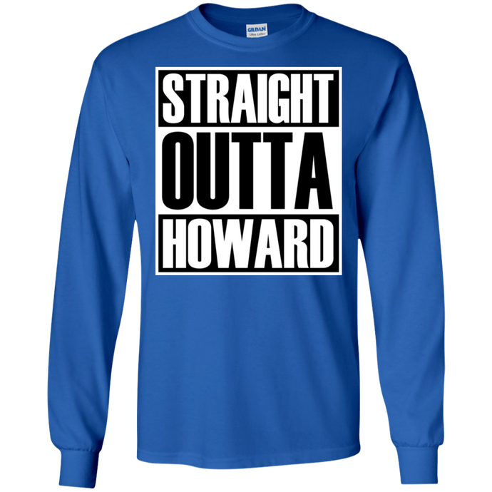 STRAIGHT OUTTA HOWARD Long sleeve T-Shirt