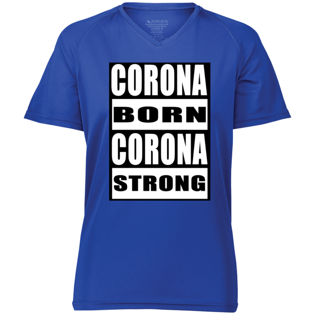 Corona Born Corona Strong  Ladies Raglan' T-Shirt