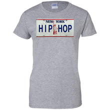 NEW YORK HIP HOP LICENSE PLATE  VINTAGE Ladies' 100% Cotton T-Shirt