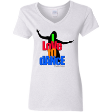 I LOVE TO DANCE V-Neck T-Shirt