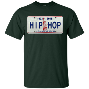 45th HIP HOP ANNIVERSARY LICENSE PLATE(Rapamania Collection) T-Shirt