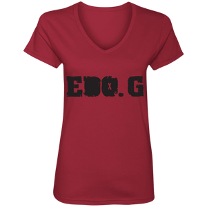 EDO. G Ladies' V-Neck T-Shirt