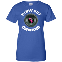 BLOW OUT CANCER Ladies' 100% Cotton T-Shirt