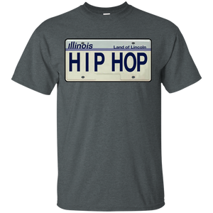 iLLINOIS HIP HOP LICENSE PLATE VINTAGE T-Shirt