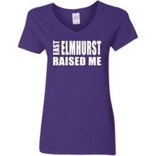 East Elmhurst Raised ME Ladies' 5.3 oz. V-Neck T-Shirt