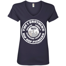 THE L BROTHERS PIONEER (Rapmania Collection) Ladies' V-Neck T-Shirt