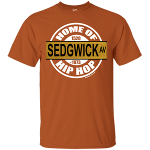 SEDGWICK AV HOME OF HIP HOP classic 1970s street sign (Rapamania Collection) T-Shirt