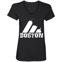 EDO. G (Boston) Ladies' V-Neck T-Shirt