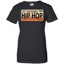 GEORGIA HIP HOP LICENSE PLATE VINTAGE Ladies' 100% Cotton T-Shirt