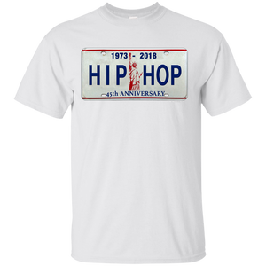 45th HIP HOP ANNIVERSARY LICENSE PLATE(Rapamania Collection) T-Shirt