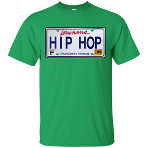 LOUISIANA HIP HOP LICENSE PLATE VINTAGE T-Shirt