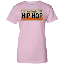 GEORGIA HIP HOP LICENSE PLATE VINTAGE Ladies' 100% Cotton T-Shirt