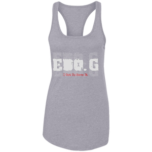 EDO. G Ladies Ideal Racerback Tank
