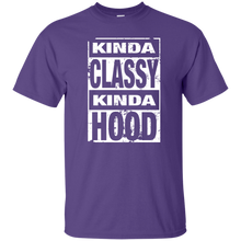 KINDA CLASSY KINDA HOOD (distressed) T-Shirt