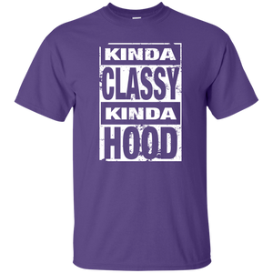 KINDA CLASSY KINDA HOOD (distressed) T-Shirt