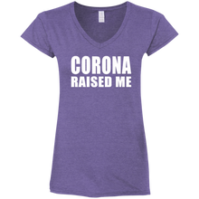 Corona raised me V-Neck T-Shirt