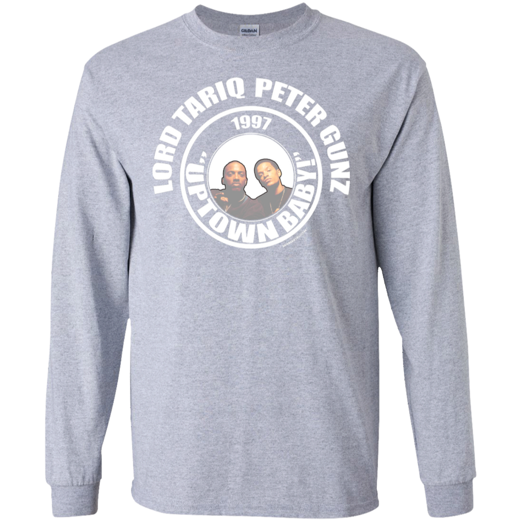 LORD TARIQ PETER GUNZ UPTOWN BABY (Rapamania Collection) Long sleeve T-Shirt