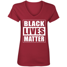 BLACK LIVES MATTER Ladies' V-Neck T-Shirt