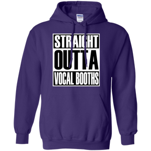 STRAIGHT OUTTA VOCAL BOOTHS Pullover Hoodie 8 oz.